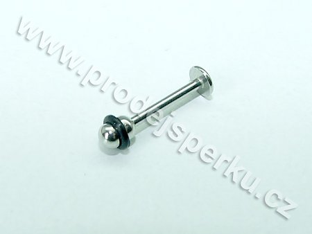 OPNG013 piercing labreta kulička + pryž