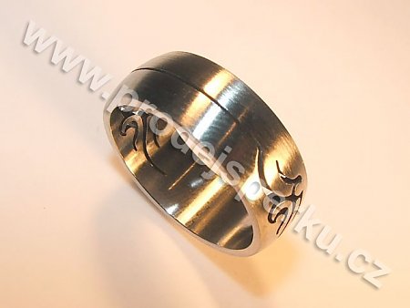 Prsten z chirurgické oceli pro muže