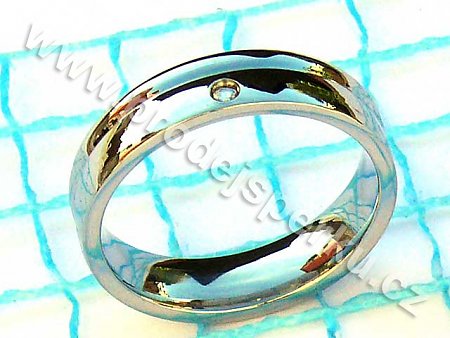 Luxusní ocelový prsten