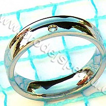 Luxusní ocelový prsten