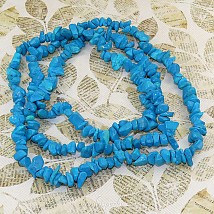Tyrkenitový náhrdelník modrý