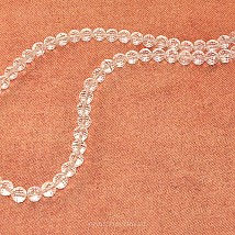 Broušené korále náhrdelník z křišťálu