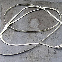 Lesklý hladký řetízek (60cm) ze stříbra